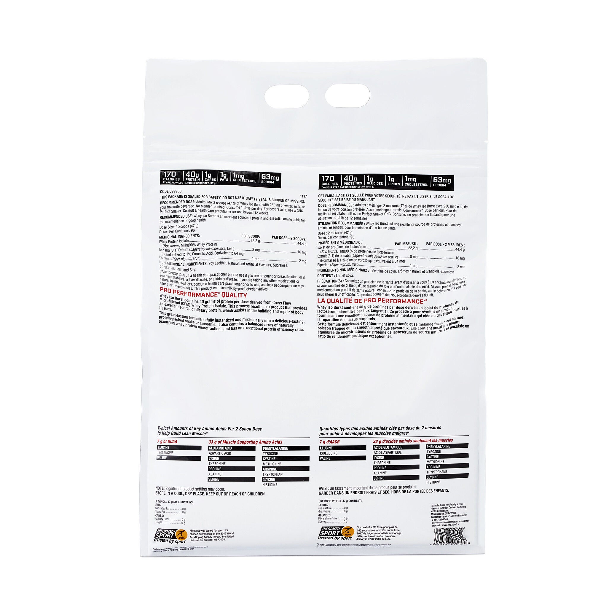 Whey Iso Burst - French Vanilla Cream French Vanilla Cream | GNC